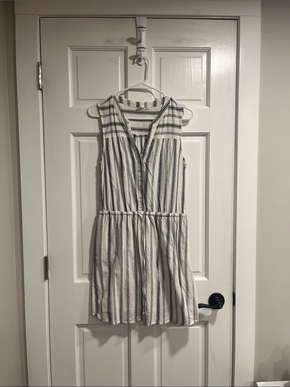 GAP Linen Blend Striped Tank Dress Size XS